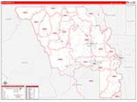 Yolo, Ca Carrier Route Wall Map