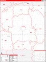 York, Ne Carrier Route Wall Map