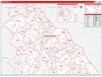 York, Pa Carrier Route Wall Map