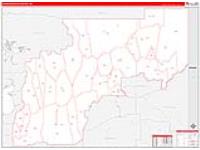 Yukon Koyukuk Borough (), Ak Carrier Route Wall Map