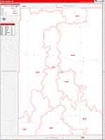 Yuma, Co Carrier Route Wall Map