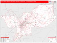 Sacramento-Roseville-Arden-Arcade, CA Metro Area Zip Code Wall Map ...