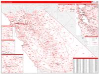 California Central Wall Map