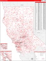 California Northern Wall Map