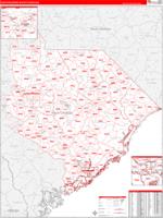 South Carolina North Eastern Wall Map