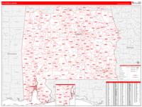 Alabama Southern Wall Map