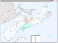 Nova Scotia Wall Map