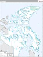Nunavut Wall Map