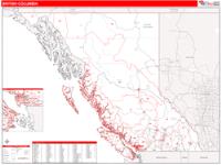 British Columbia Wall Map