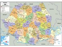 Romania Political Map