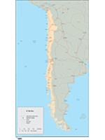 Chile Wall Map