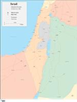 Israel Wall Map