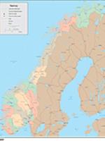 Norway Wall Map