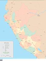 Peru Wall Map
