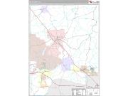 Dale County Wall Map Premium Style 2009
