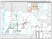 Hernando County Wall Map Premium Style 2009