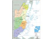 Belize Political Map