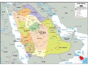 Saudi Arabia Political Map