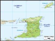 Trinidad Physical Map