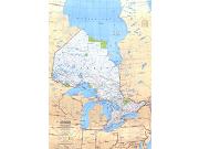 Canada 1978 Wall Map