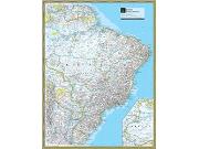 Eastern South America Wall Map