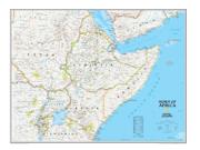 Horn of Africa Wall Map