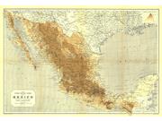 Mexico 1911 Wall Map