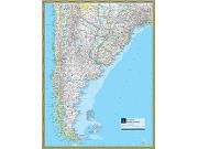 Southern South America Wall Map