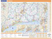 Connecticut State Wall Map