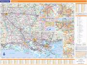 Louisiana State Wall Map