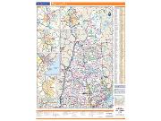 New Hampshire State Wall Map