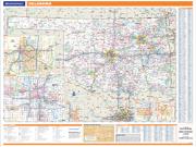 Oklahoma State Wall Map
