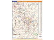 Pittsburgh PA Vicinity Wall Map
