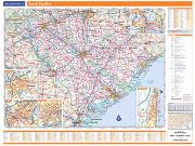 South Carolina State Wall Map