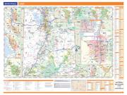 Utah State Wall Map