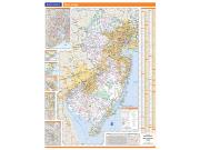 New Jersey State Wall Map