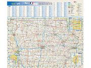 Iowa Wall Map