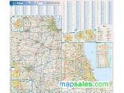 Illinois Wall Map