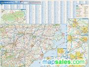 North Carolina Wall Map