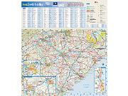 South Carolina Wall Map
