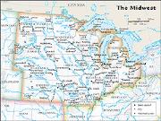 Contemporary USA Map