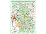 Kings Canyon and Sequoia National Park Wall Map