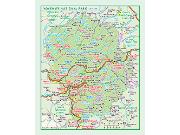 Yosemite National Park Wall Map