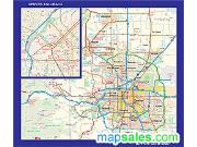 Denver CO Wall Map