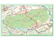Great Smoky Mountains National Park Wall Map