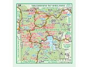 Yellowstone National Park Wall Map