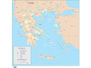 Greece Wall Map