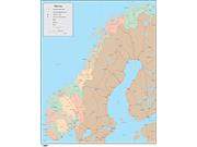 Norway Wall Map