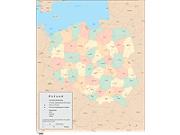 Poland Wall Map