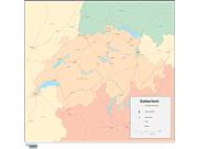 Switzerland Wall Map